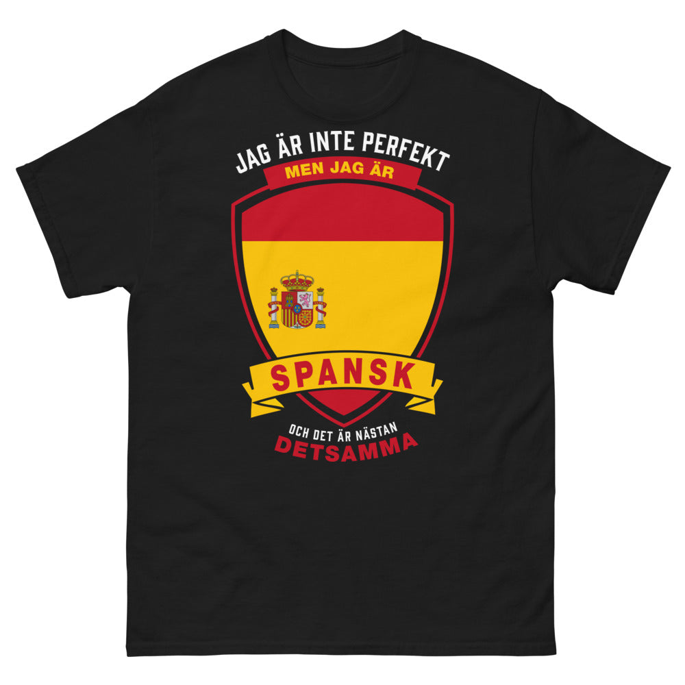 T-shirt Espagne noir - parfaitement imparfait
