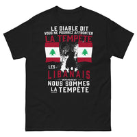 Thumbnail for T-shirt Liban noir - La Tempête