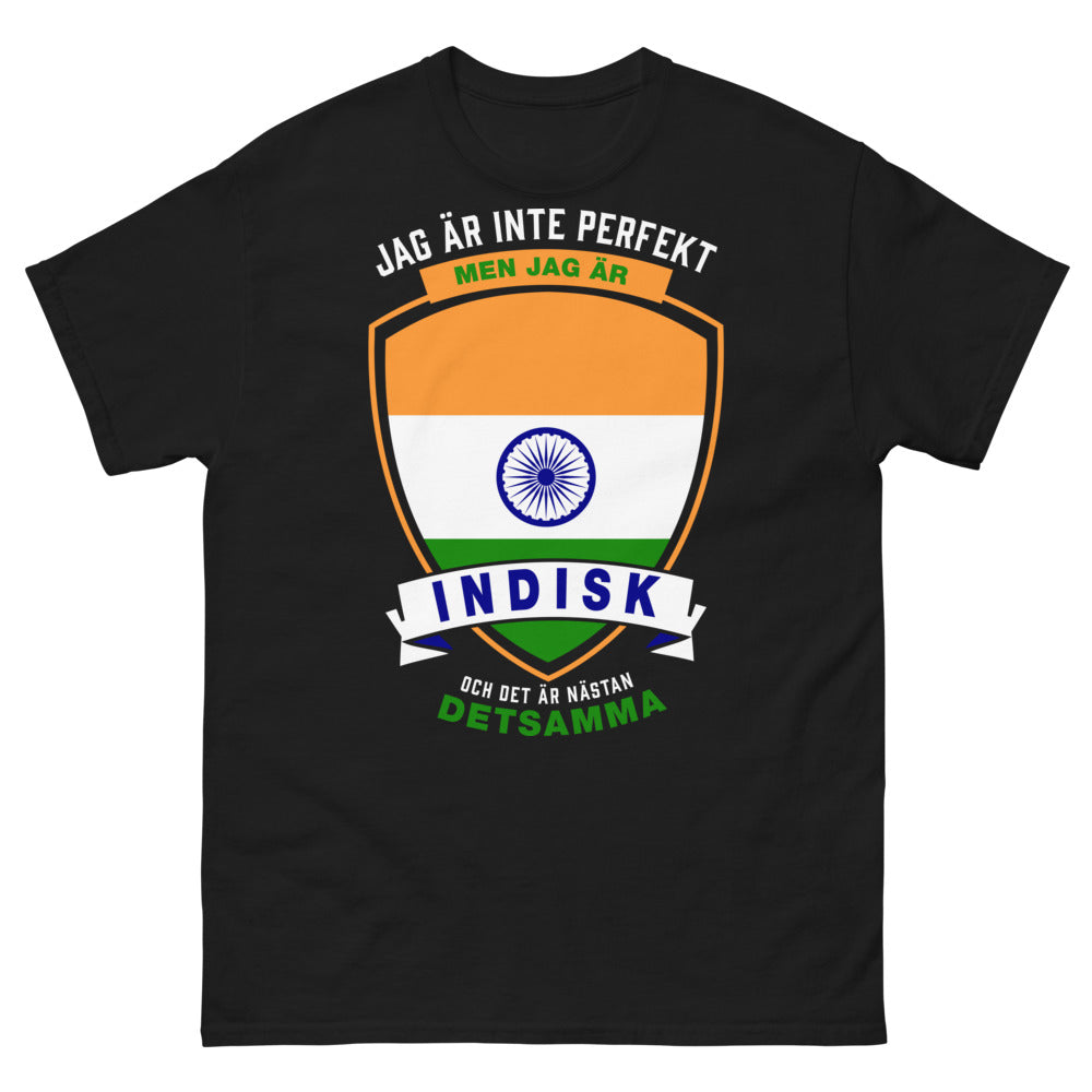 T-shirt Indien noir - humour auto-dérision