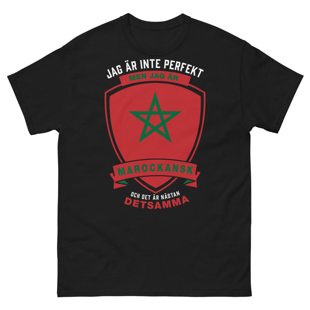 T-shirt Marocaine noir - Fier de mes imperfections