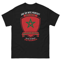 Thumbnail for T-shirt Marocaine noir - Fier de mes imperfections