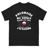 T-shirt Pologne noir - humour franc-parler