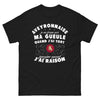 T-shirt Aveyronnaise noir - slogan audacieux