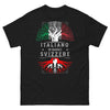 T-shirt Italien noir - radici svizzere