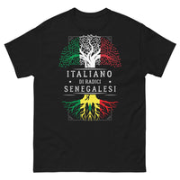 Thumbnail for T-shirt italien de radici sénégalaises noir - festival de cultures
