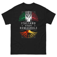 Thumbnail for T-Shirt Romagnola nera - radici romagnole, umorismo e orgoglio