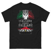Thumbnail for T-shirt radici egiziane italiane noir - Motivo egiziano scuro