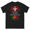 T-shirt Suisse-Portugaises noir - Suisse de Racines Portugaises
