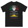 T-shirt Italo-colombiana nero - Radici fiero