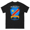 T-shirt Congo noir - Non sono perfetto ma sono Congolese