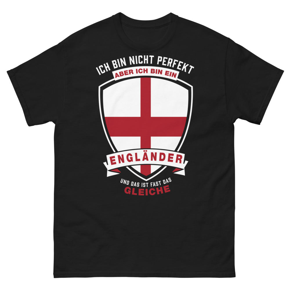 T-shirt England schwarz - Ich bin Engländer – fast das Gleiche