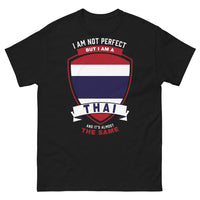 Thumbnail for T-shirt Thaï Pride noir - I'm Not Perfect, I'm Thai