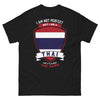 T-shirt Thaï Pride noir - I'm Not Perfect, I'm Thai