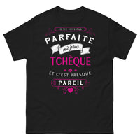 Thumbnail for T-shirt Tchèque noir face - pas parfaite