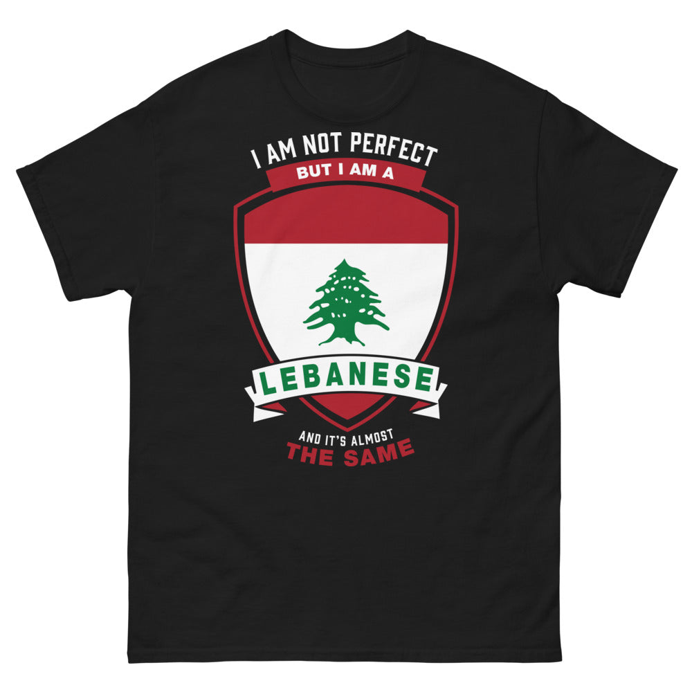 T-shirt Liban noir - pas parfait mais libanais