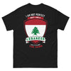 T-shirt Liban noir - pas parfait mais libanais