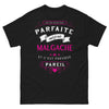 T-shirt Malgache noir - humour et fierté