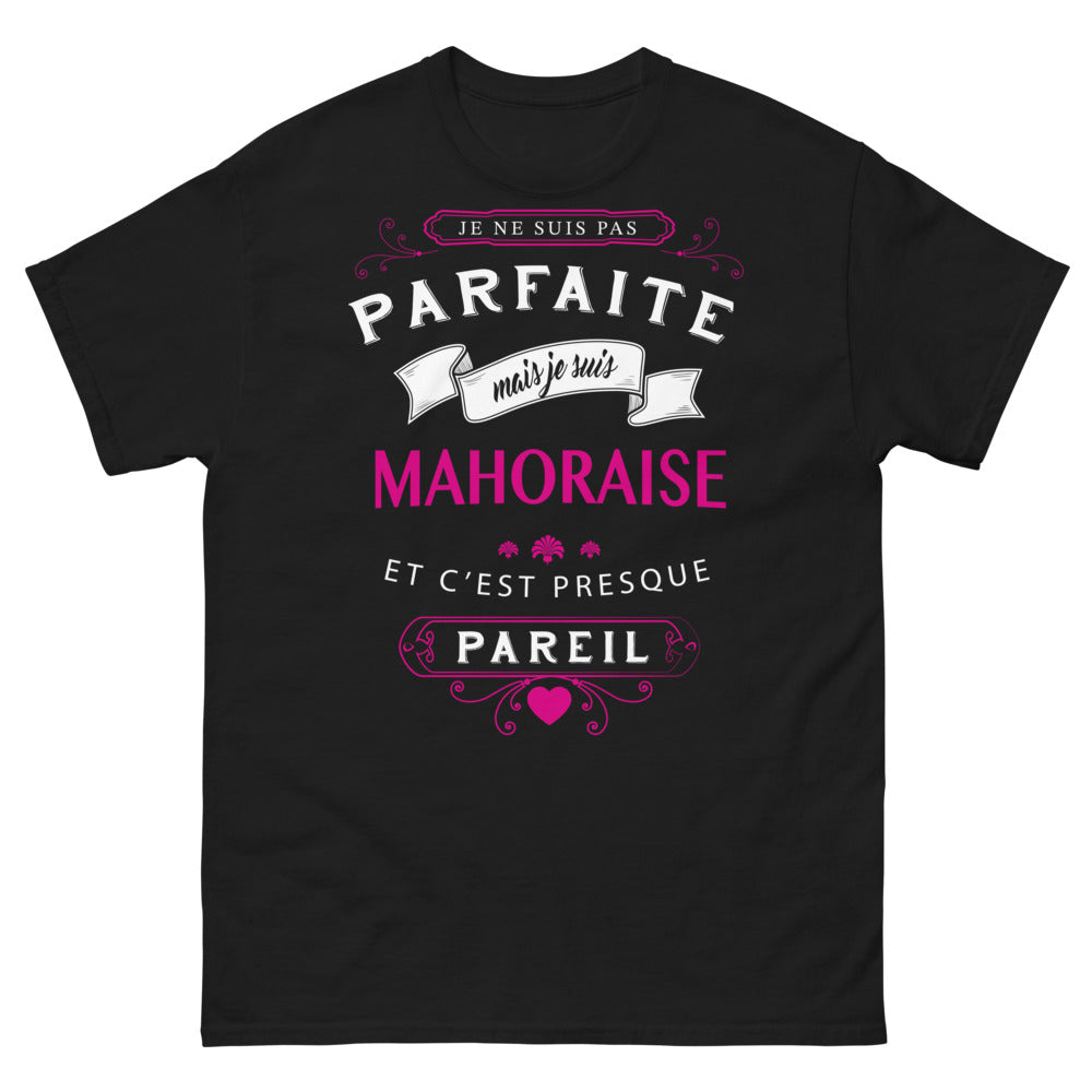 T-shirt Mayotte noir - Mahoraise fière