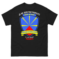 Thumbnail for T-shirt réunionnais noir - humour et fierté locale