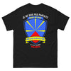 T-shirt réunionnais noir - humour et fierté locale