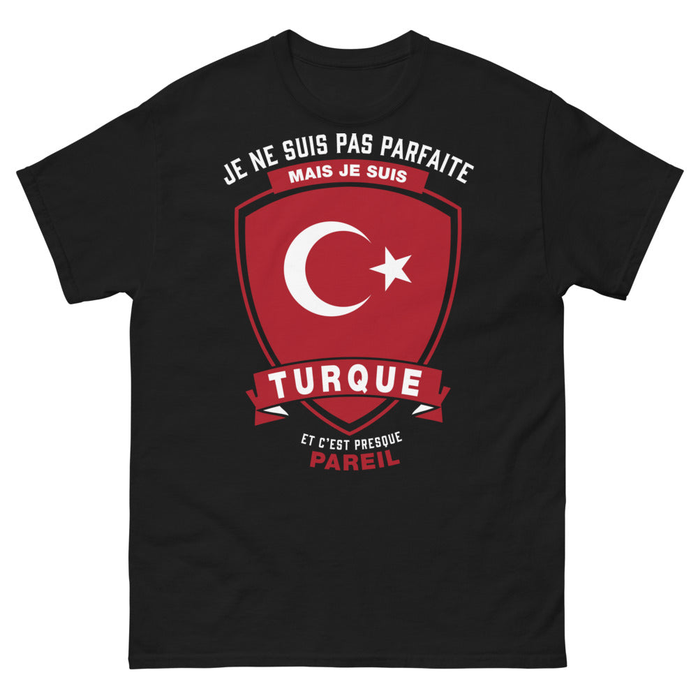 T-shirt Turquie noir - presque parfaite turque
