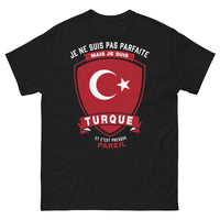 Thumbnail for T-shirt Turquie noir - presque parfaite turque