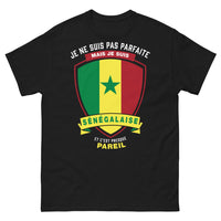 Thumbnail for T-shirt Sénégalais noir - je ne suis pas parfaite, sénégalaise