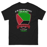 Thumbnail for T-shirt Martiniquaise noir - Je ne suis pas parfaite