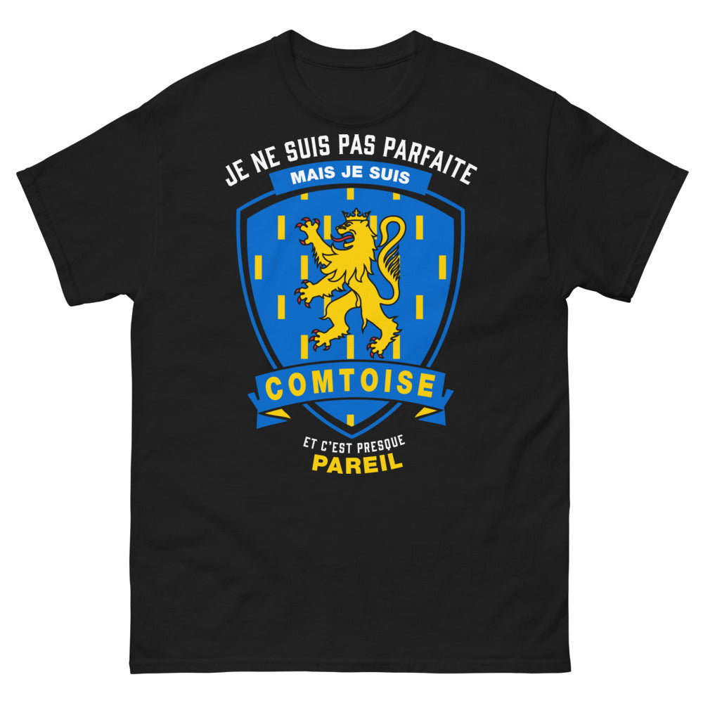 T-shirt Comtoise noir - fierté comtoise