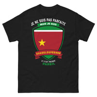 Thumbnail for T-shirt Guadeloupéenne noir - Je ne suis pas parfaite