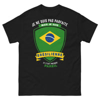 Thumbnail for T-shirt Brésilienne noir - Je ne suis pas parfaite