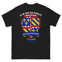 Thumbnail for T-shirt Bourgogne noir - Je ne suis pas parfaite mais je suis Bourguignonne