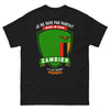 T-shirt zambien noir - je ne suis pas parfait mais zambien