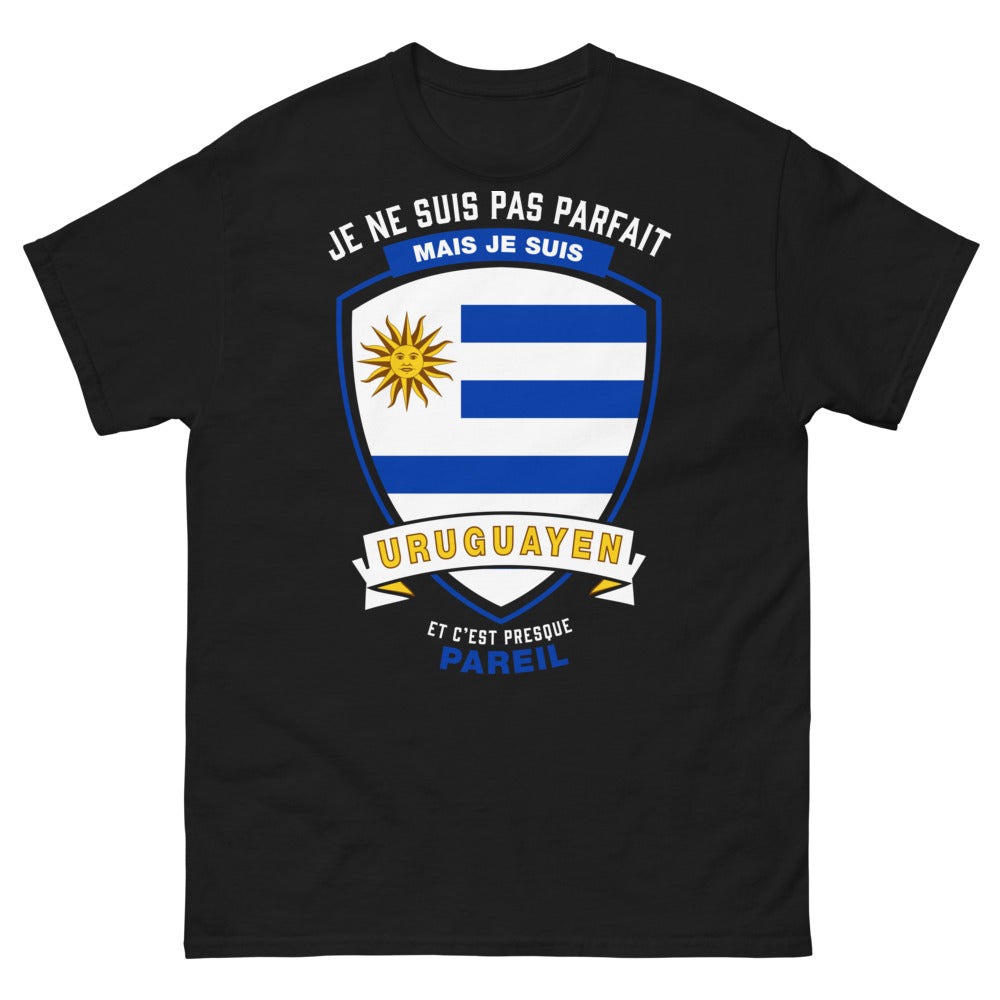 T-shirt Uruguayen noir - Presque parfait