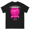 T-shirt aide-soignante noir - Je ne suis pas parfaite