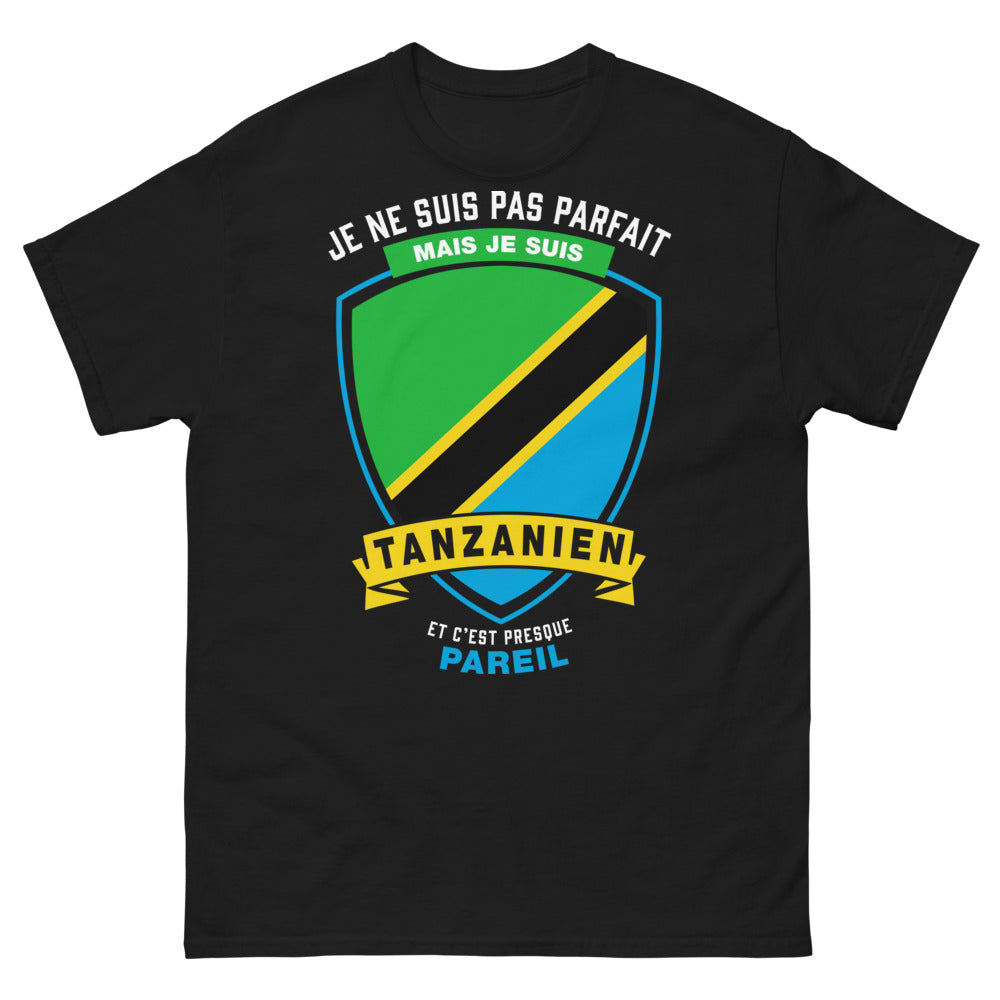 T-shirt Tanzanie noir - je suis Tanzanien