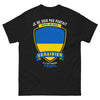 T-shirt Ukraine noir - Je ne suis pas parfait mais je suis Ukrainien