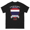 T-shirt Thaïlandais noir face - humour sur origines