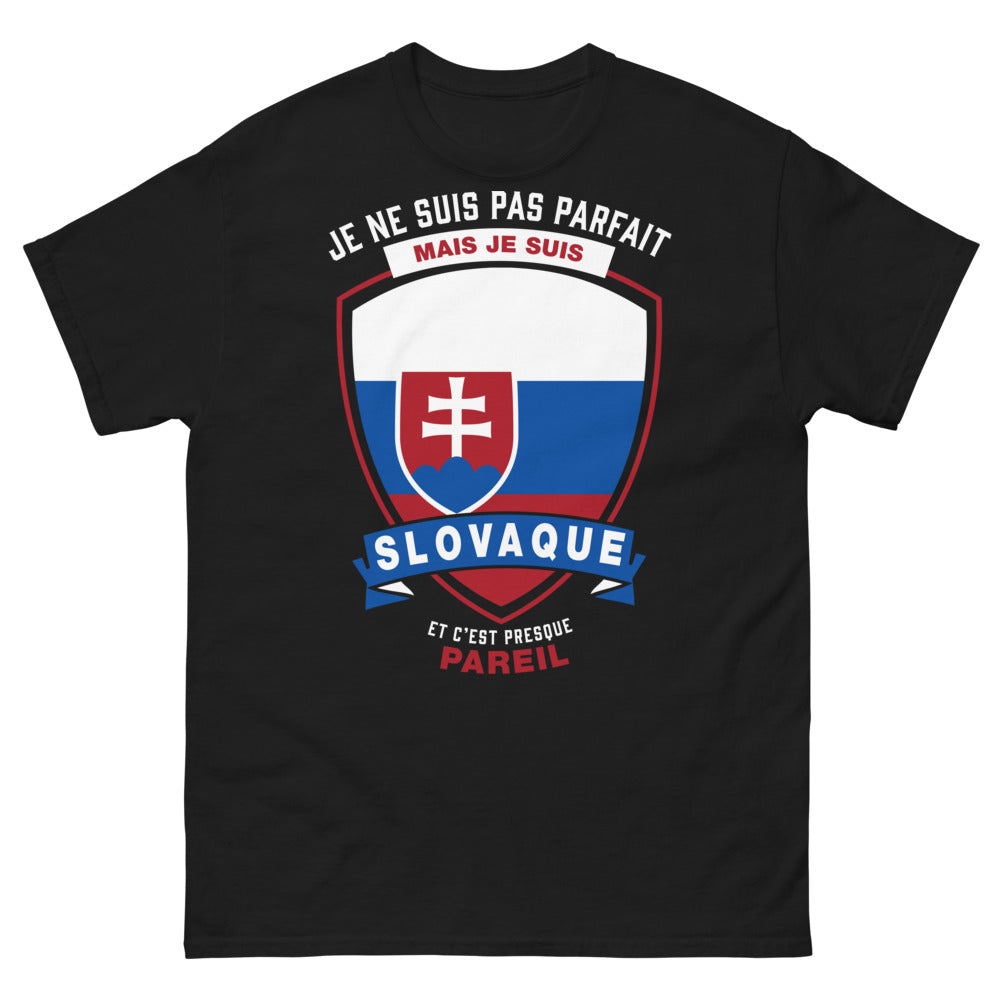 T-shirt Slovaque noir - Parfaitement Presque