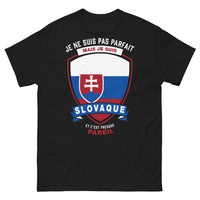 Thumbnail for T-shirt Slovaque noir - Parfaitement Presque