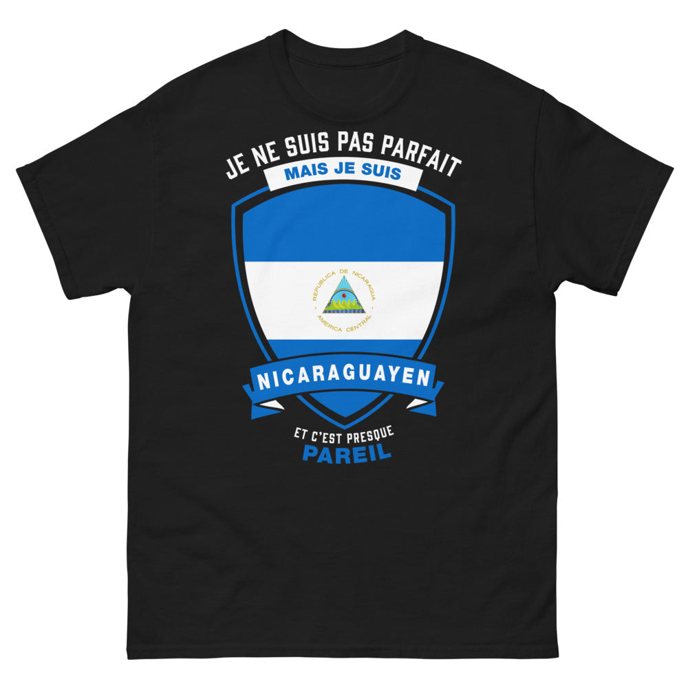T-shirt Nicaragua noir - clin d'oeil humoristique