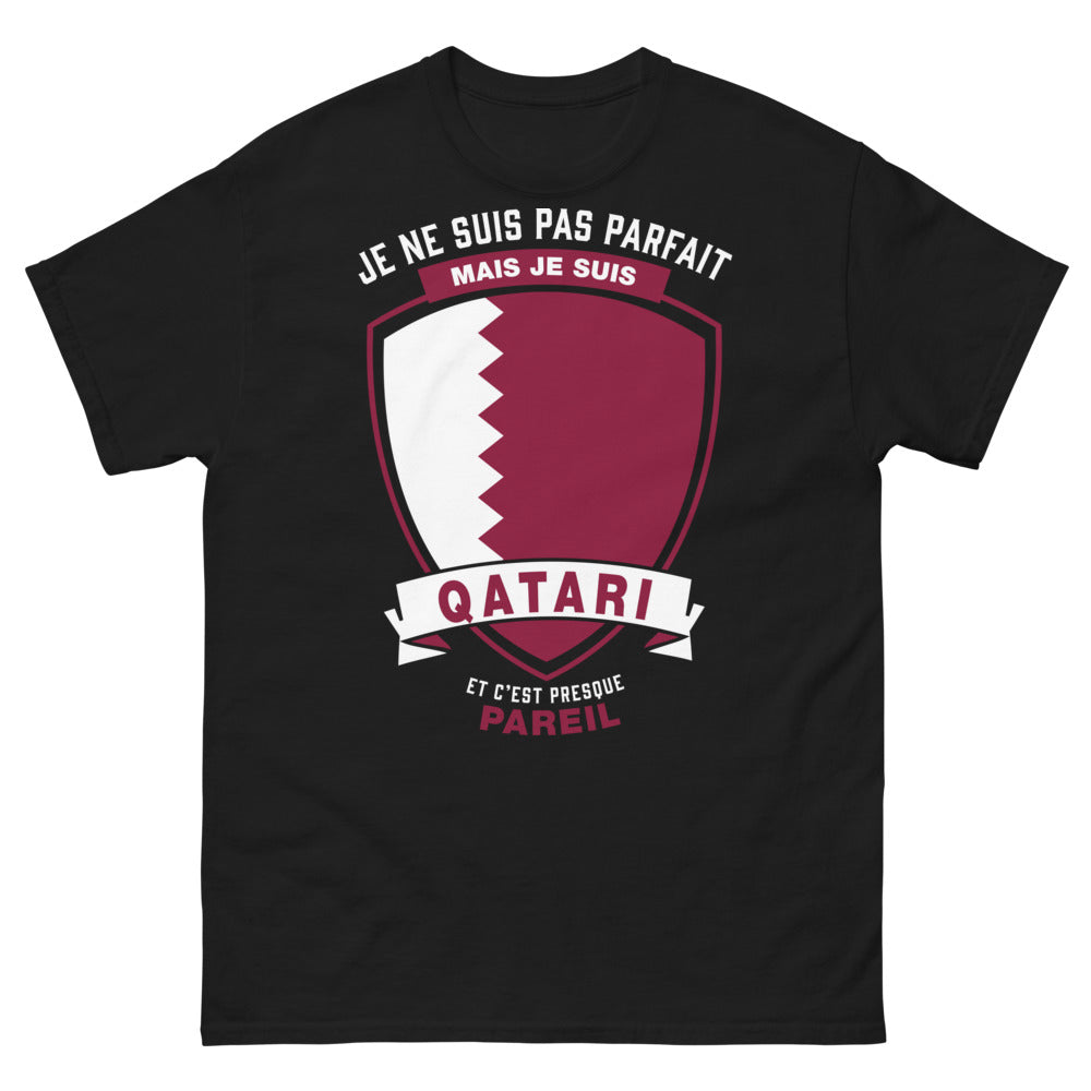 T-shirt Qatar noir - je suis qatari
