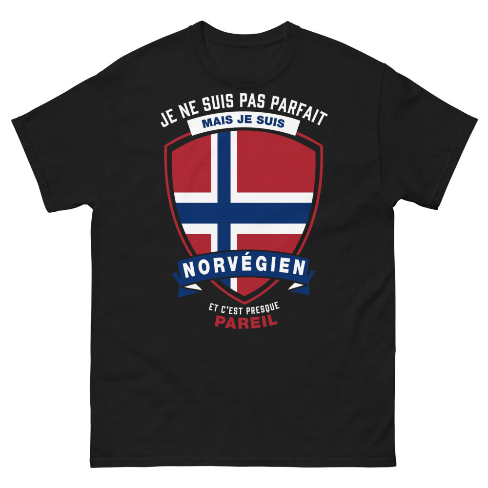 T-shirt Norvégien noir - presque pareil