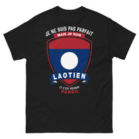Thumbnail for T-shirt Lao noir - clin d'œil Lao