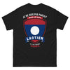 T-shirt Lao noir - clin d'œil Lao
