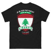 T-shirt Libanais noir - Pas Parfait, Presque Juste