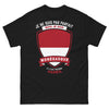 T-shirt Monégasque noir - Je ne suis pas parfait mais je suis Monégasque