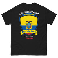 Thumbnail for T-shirt équatorien noir - Je ne suis pas parfait, mais je suis équatorien