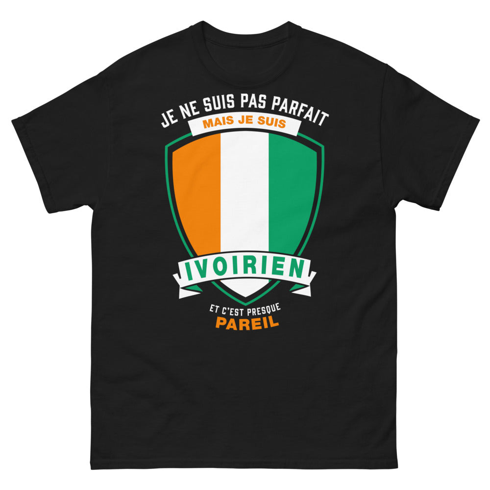 T-shirt Côte d'Ivoire noir - je suis ivoirien