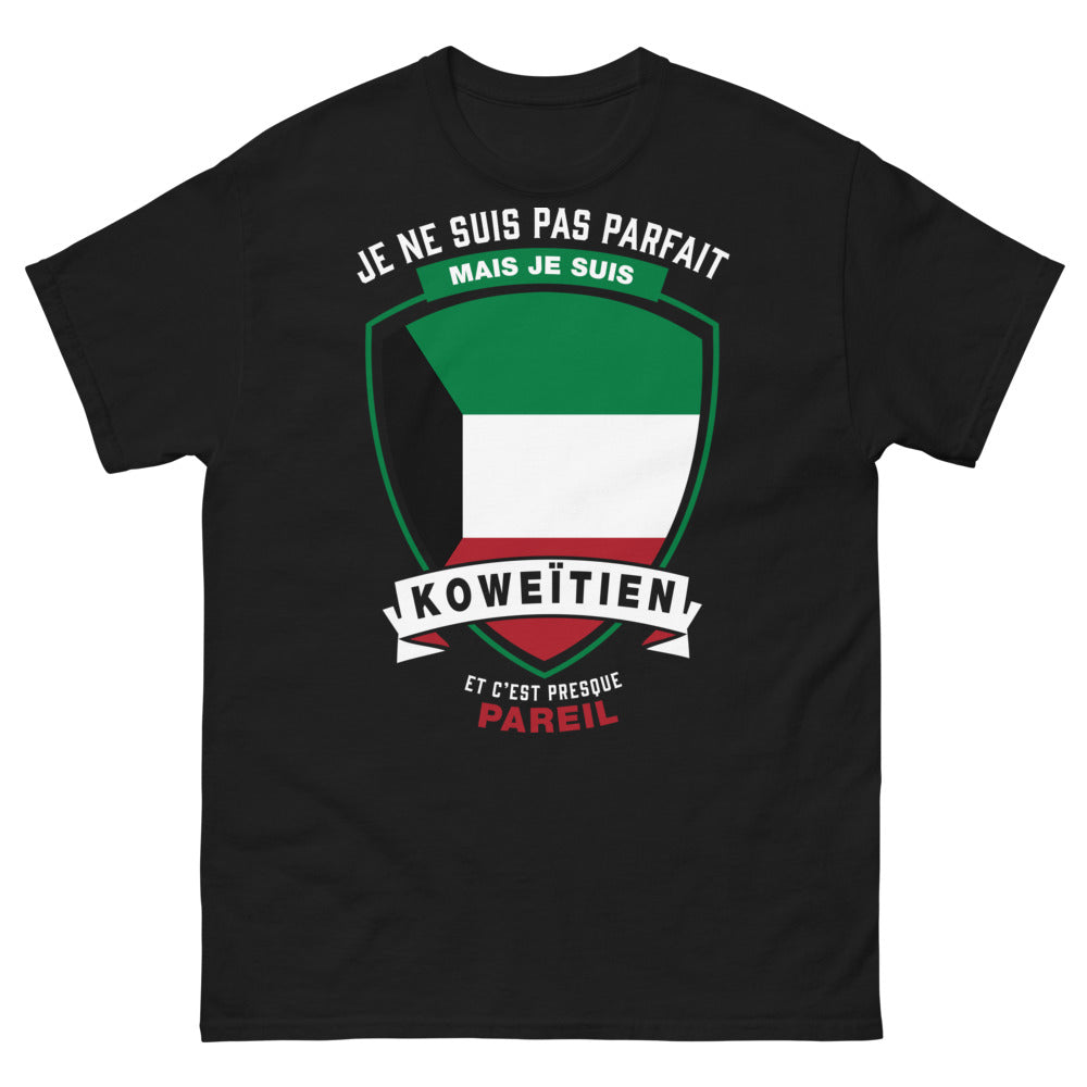 T-shirt Koweïtien noir - Je ne suis pas parfait